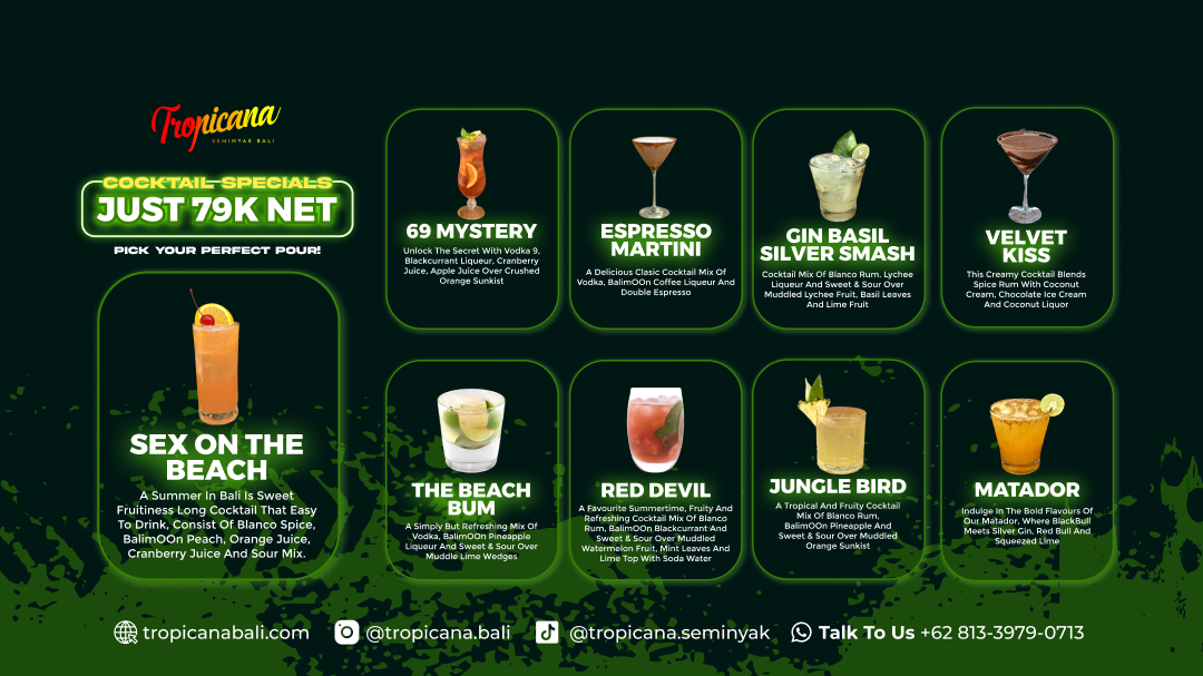 Cocktail Specials 1